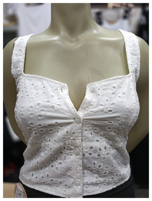 Blusa Blanca Tiras