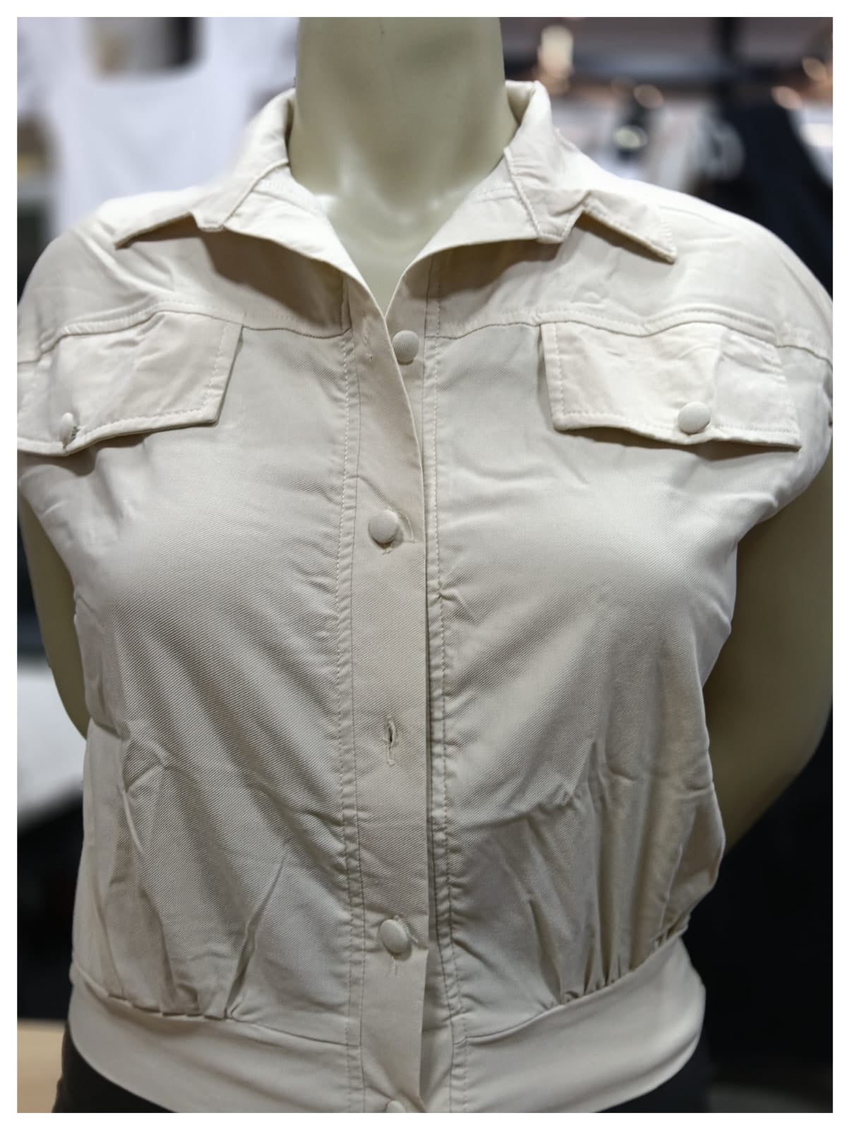 Camisa Cuello Botones tela