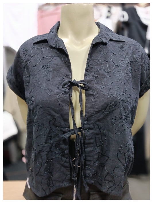 Blusa Bordado Flores