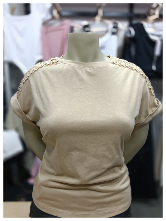 Blusa Manga corta Silueta Amplia