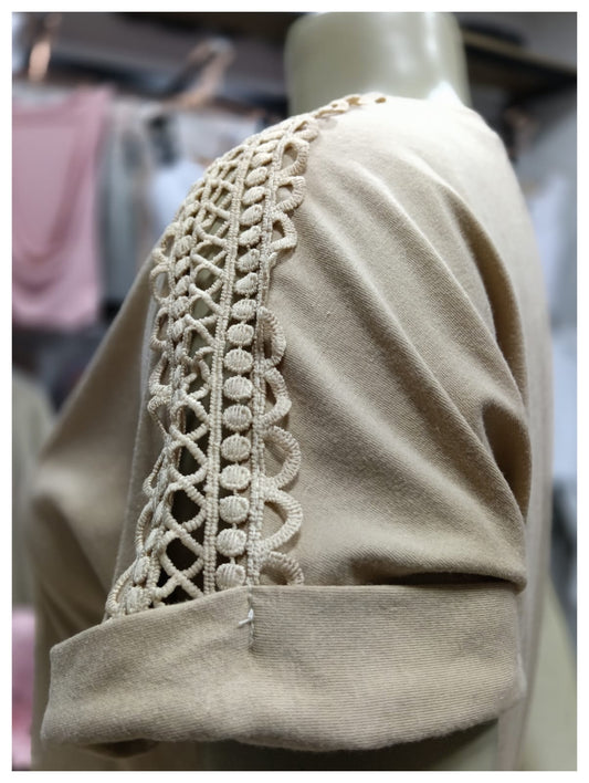 Blusa Manga corta Silueta Amplia