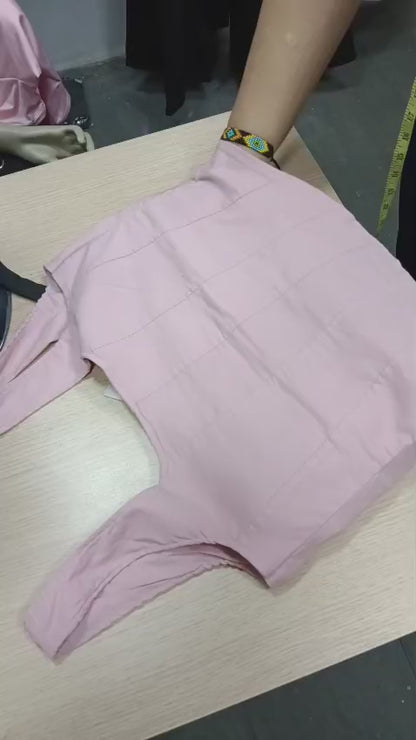 Blusa Rosada tiras Elástica
